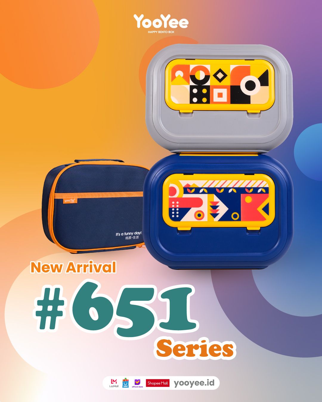 Jual Yooyee 651 Kotak Makan Stainless 3 sekat FREE Tas | Shopee Indonesia