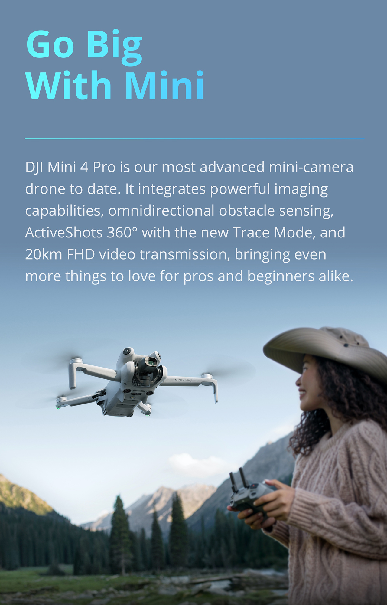 Jual DJI Mini 4 Pro - Camera Drone | Under 249 g | 4K/60fps HDR True ...