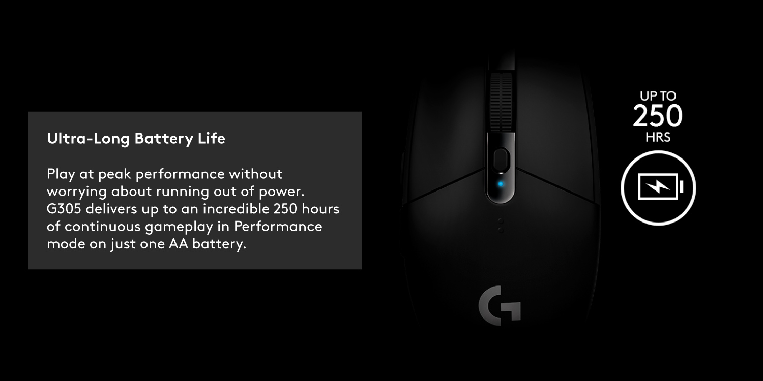 Jual Logitech G305 Lightspeed Mouse Gaming Wireless Sensor 12K DPI ...