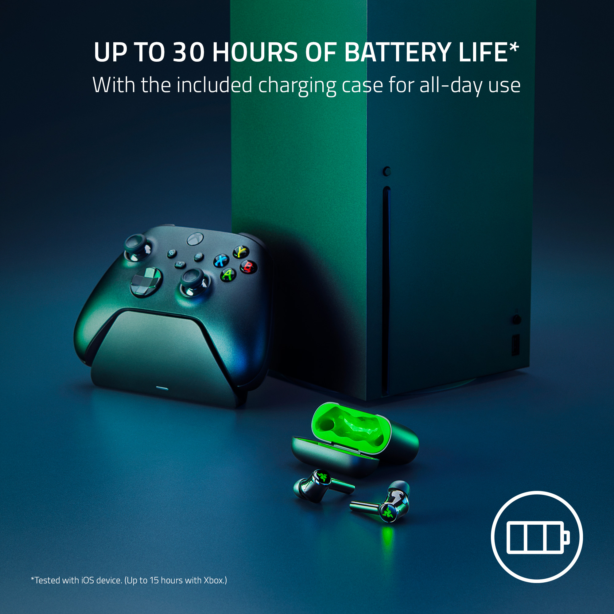 Jual Razer Hammerhead HyperSpeed Xbox Black Green True