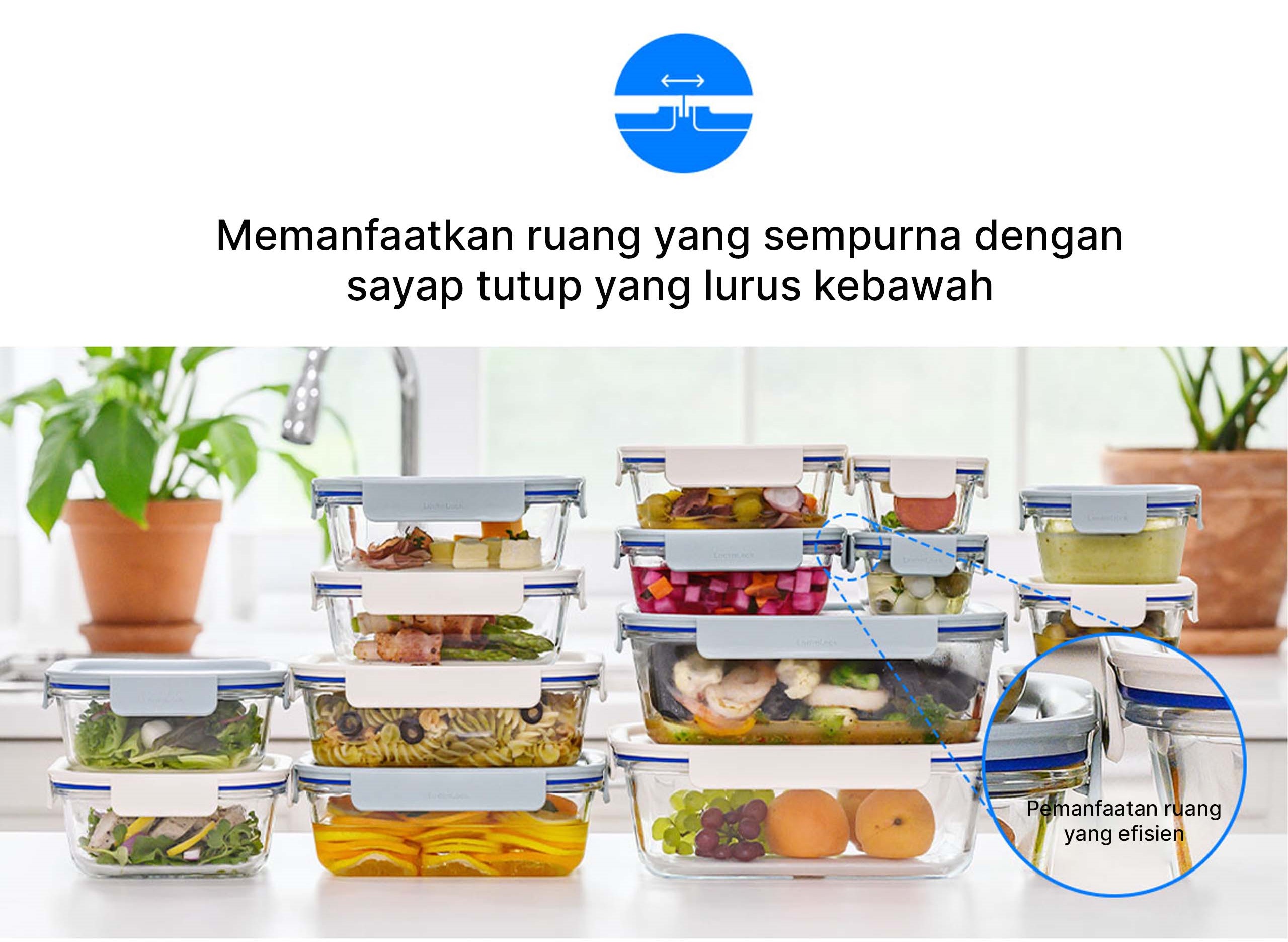 Jual LocknLock Oven Glass The Clear Wadah Makan Kaca Rectangular ...