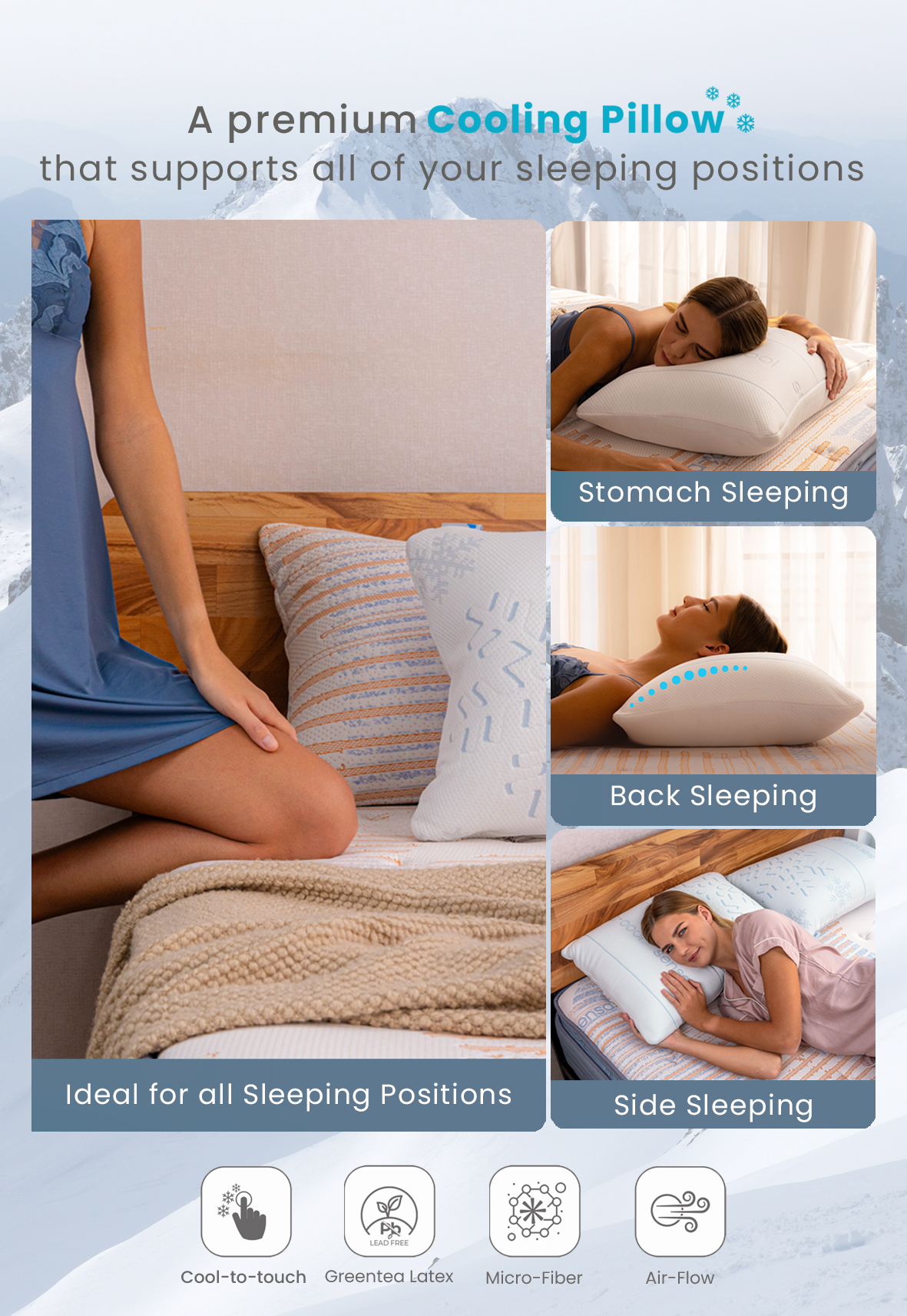 Dreambox Air Cooled Pillow Dream Plush Pillow Top Mattress