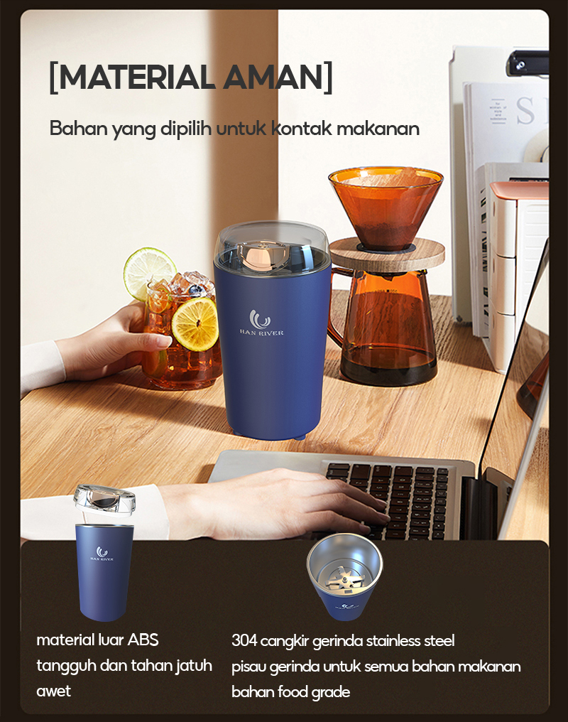 Jual [Pengiriman dari Banjarmasin]HAN RIVER Blender Grinder Electric