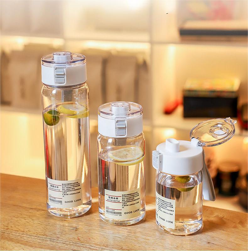 Jual VOOVA Botol Minum Putih Transparan 350 550 1000 ml / Bening ...