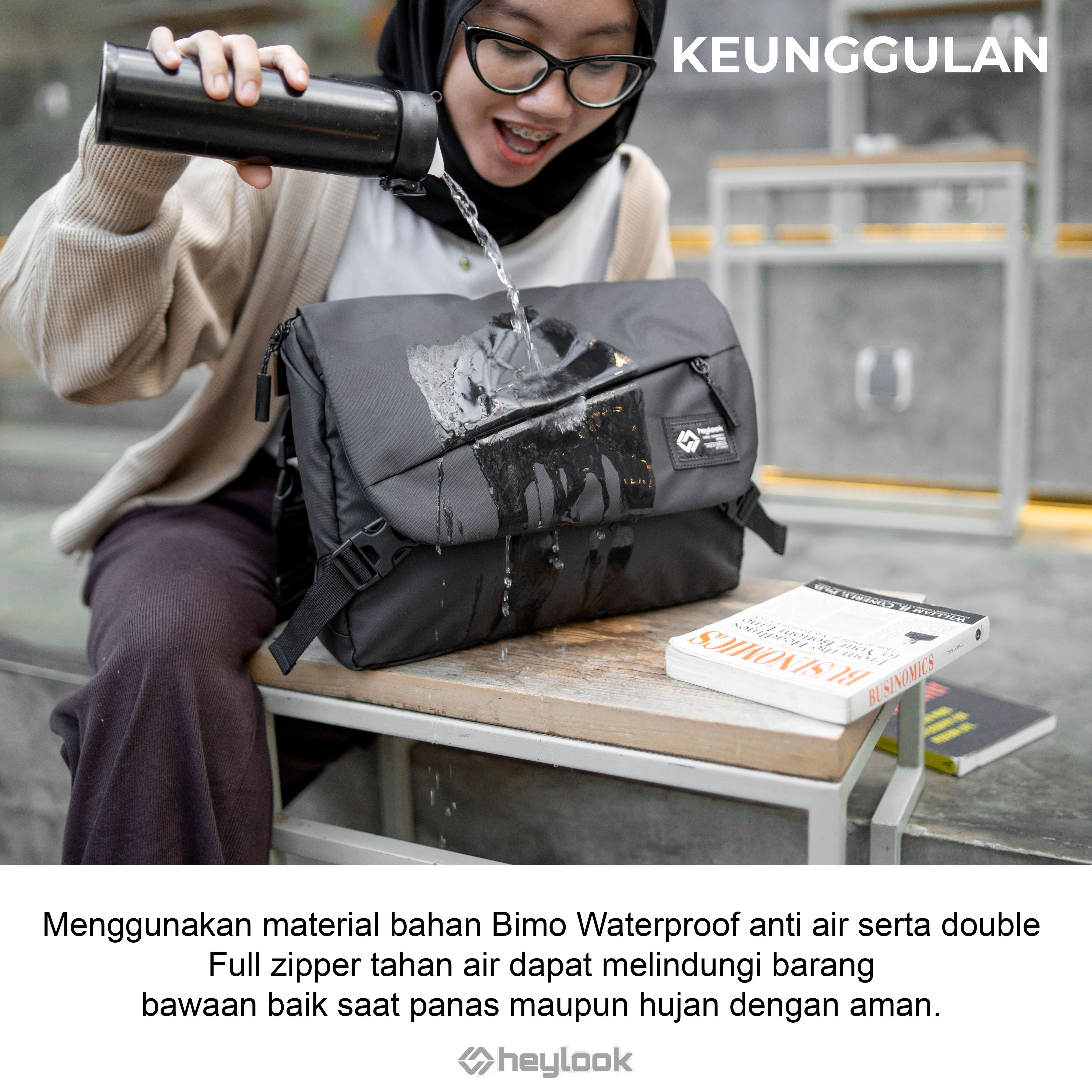 Jual HEYLOOK - Tas Selempang Pria VOLTA 2.0 Sling Bag Cowok Waist Bag ...