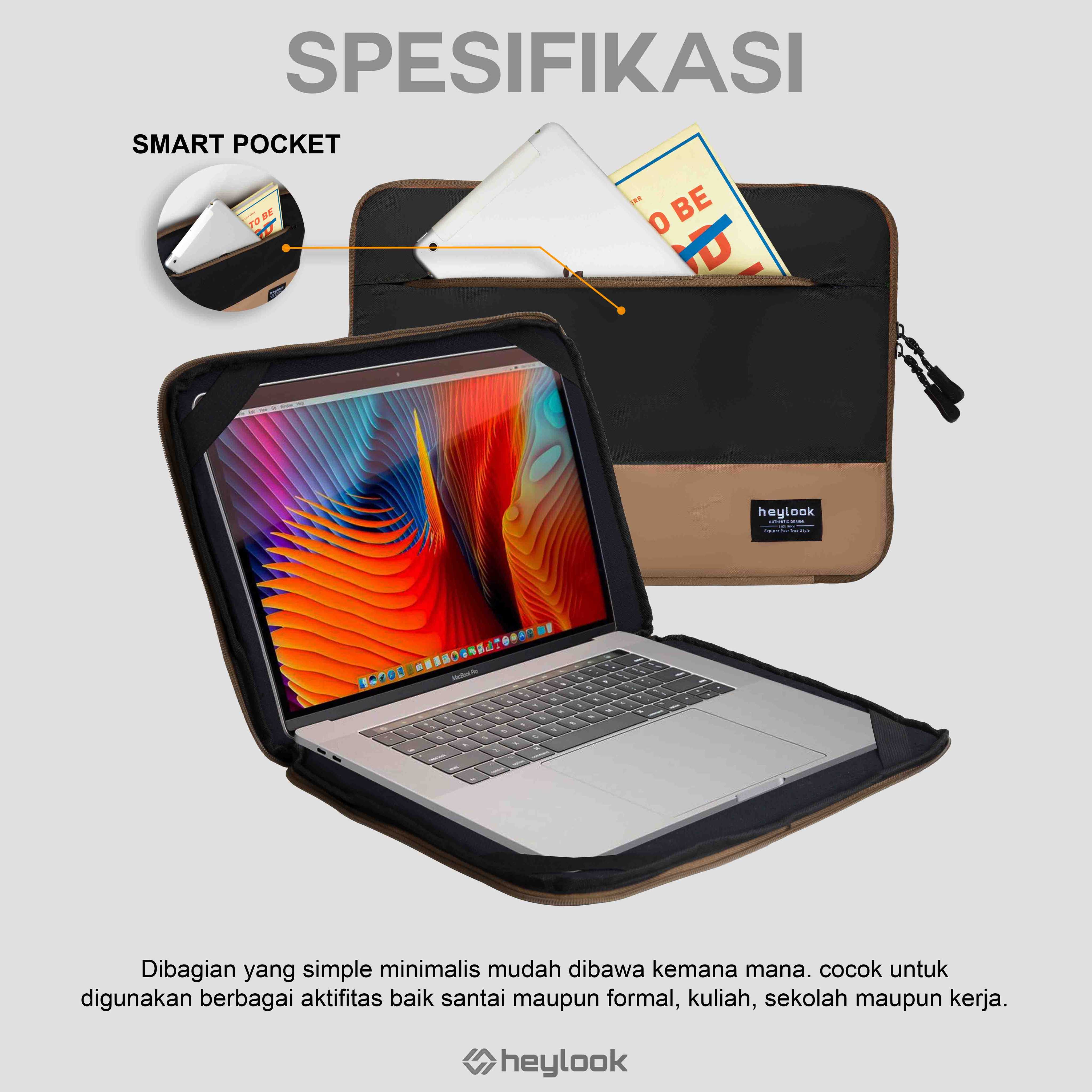 Jual HEYLOOK - Tas Laptop SYDNEY Soft Case Cover Pelindung Leptop ...