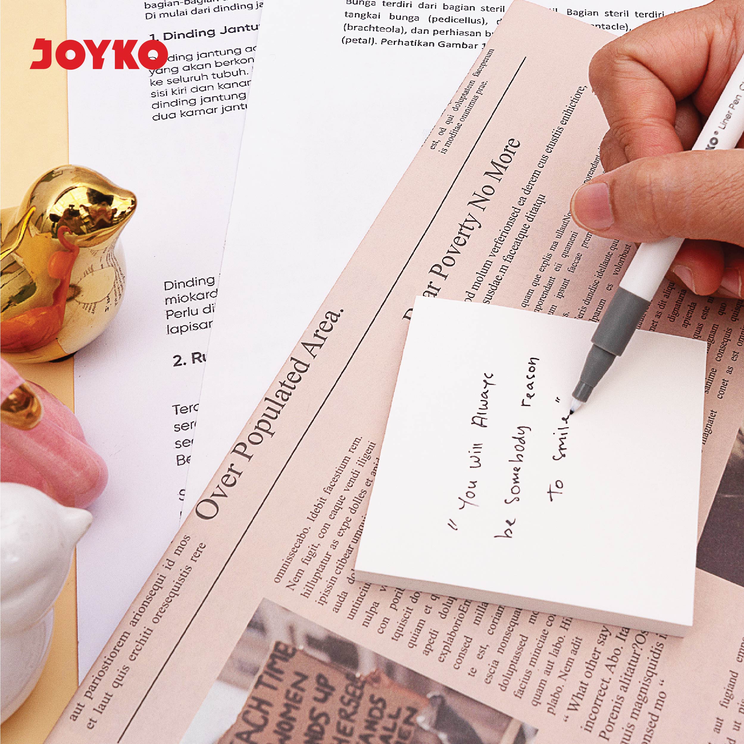 Jual Memo Stick Sticky Note Kertas Memo Memo Tempel Joyko MMS-653~657 ...