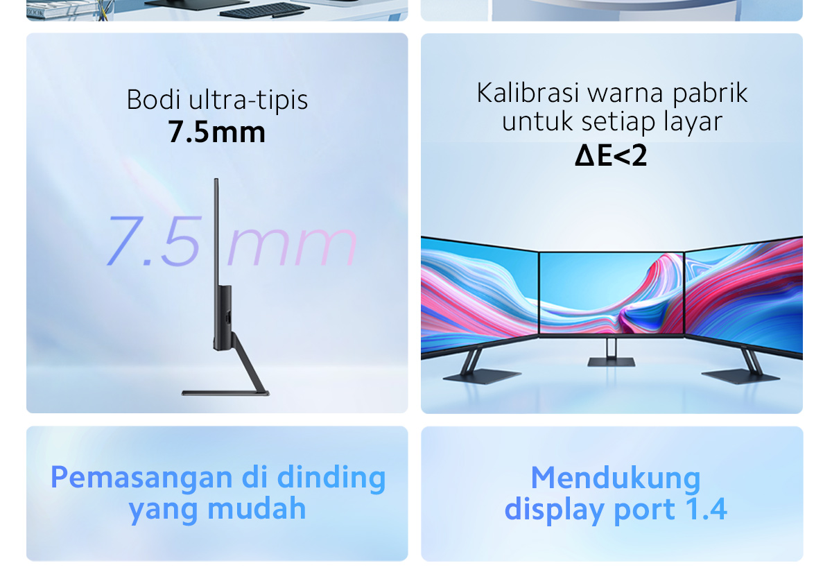 Jual Xiaomi Monitor A24i 2026 Layar Jernih dengan Full HD Fast IPS ...