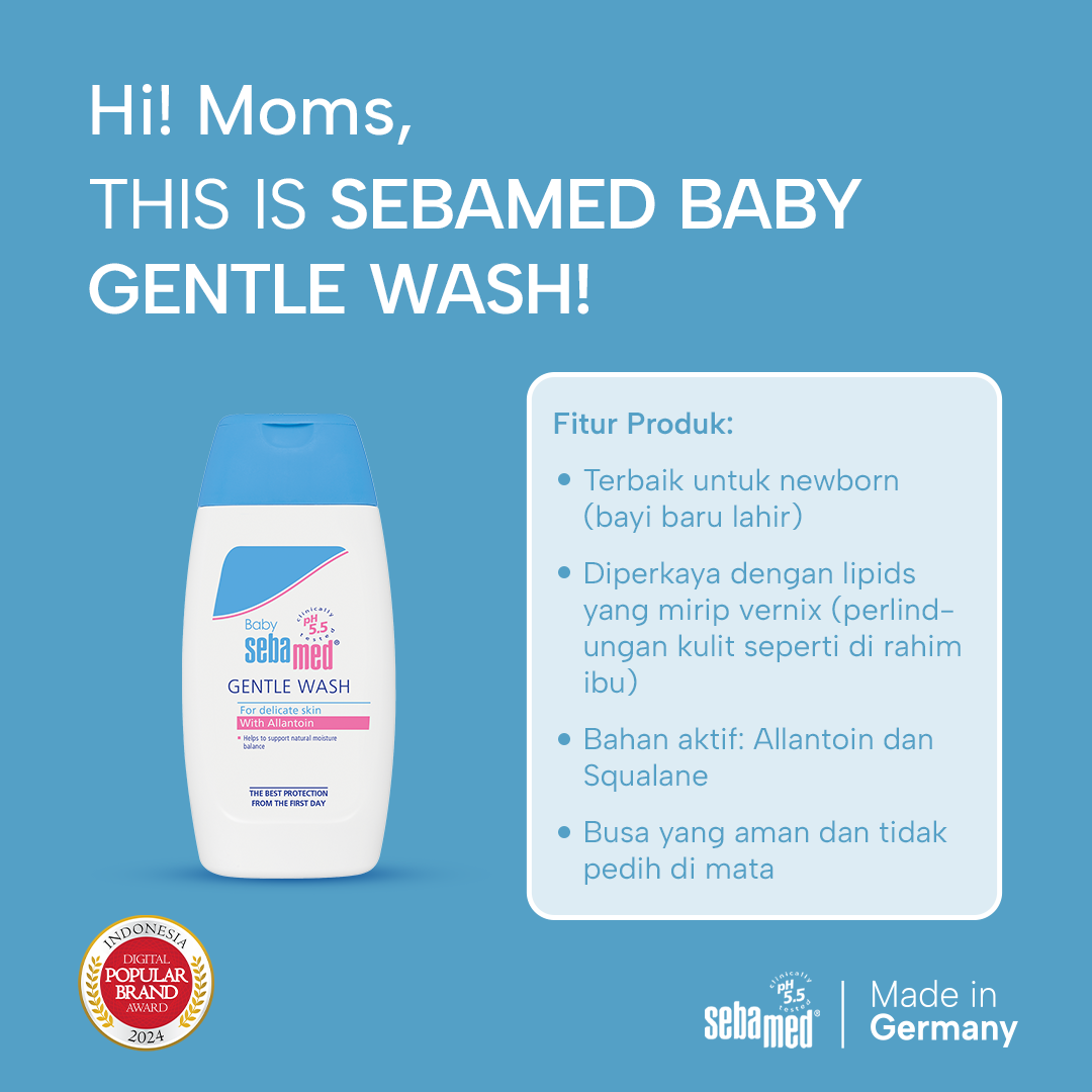 Jual Baby Gentle Wash Pembersih Bayi Bebas Sabun untuk Kulit