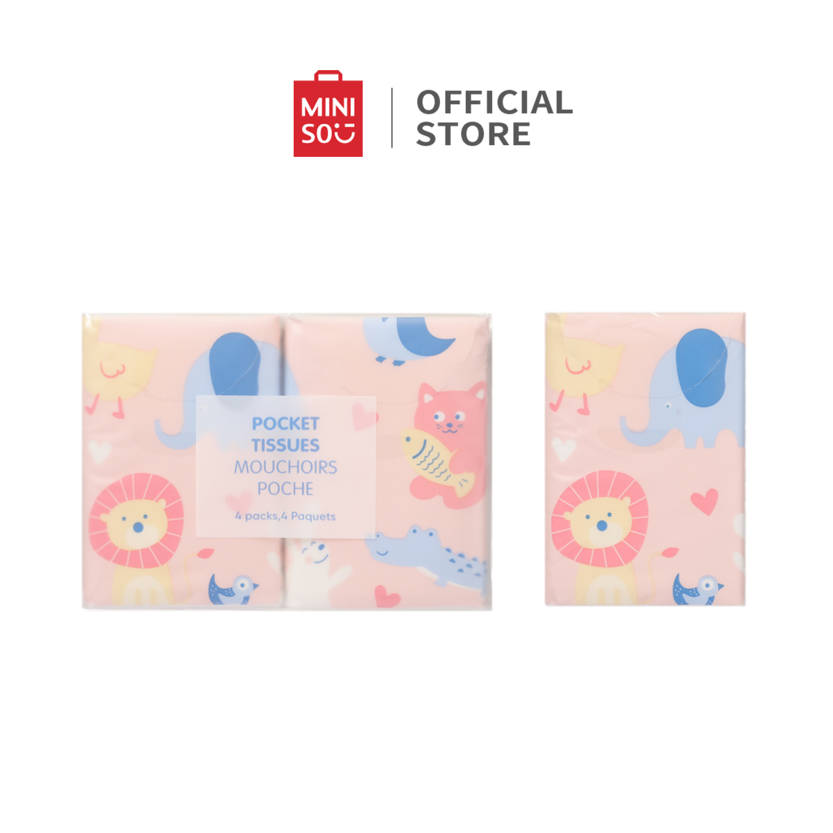 Jual Miniso Paket Tisu Tissues Packs Forest Family 2.0 Skin-Friendly ...