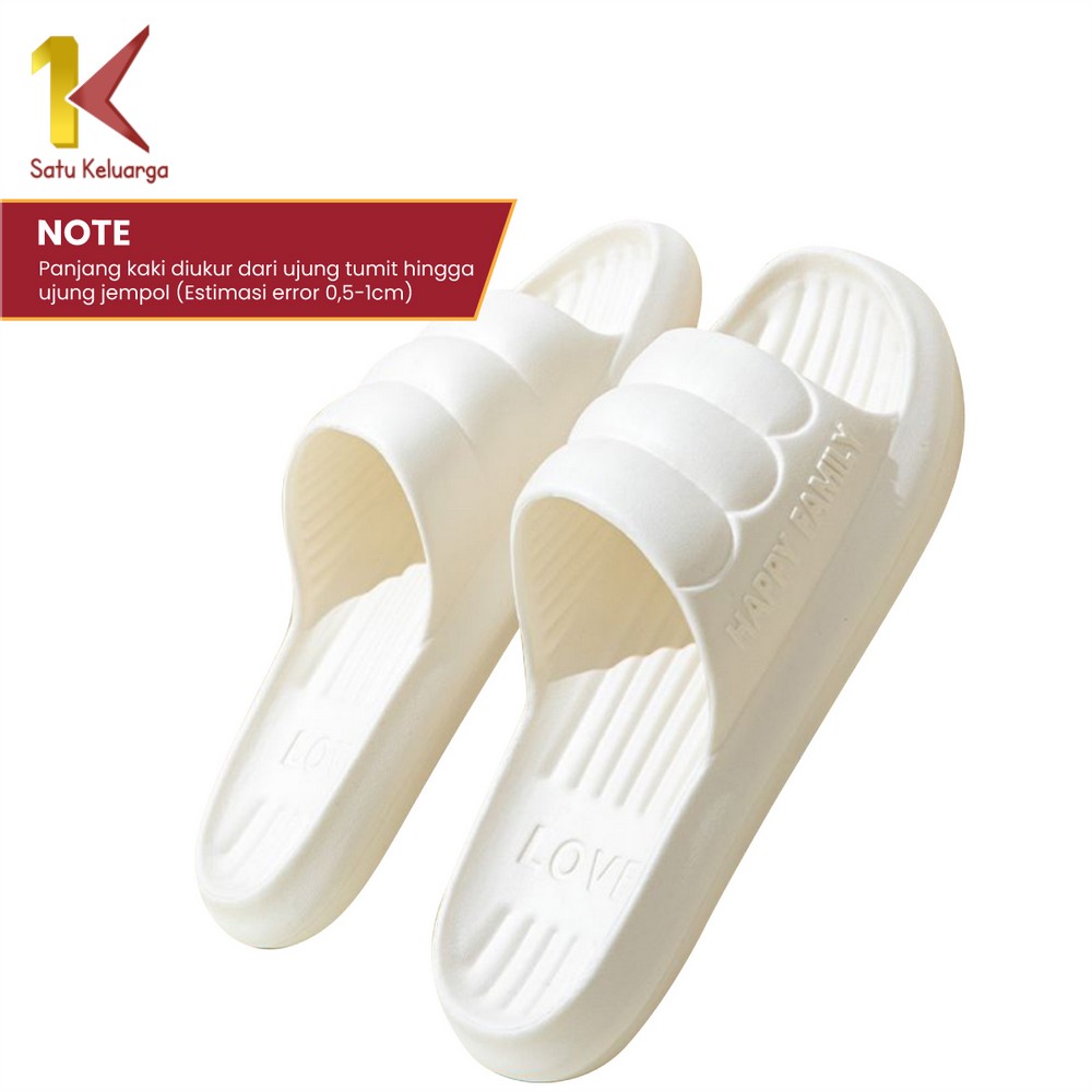Jual Satu Keluarga Sandal Rumah Empuk Wanita Pria Unisex S58 Sendal ...