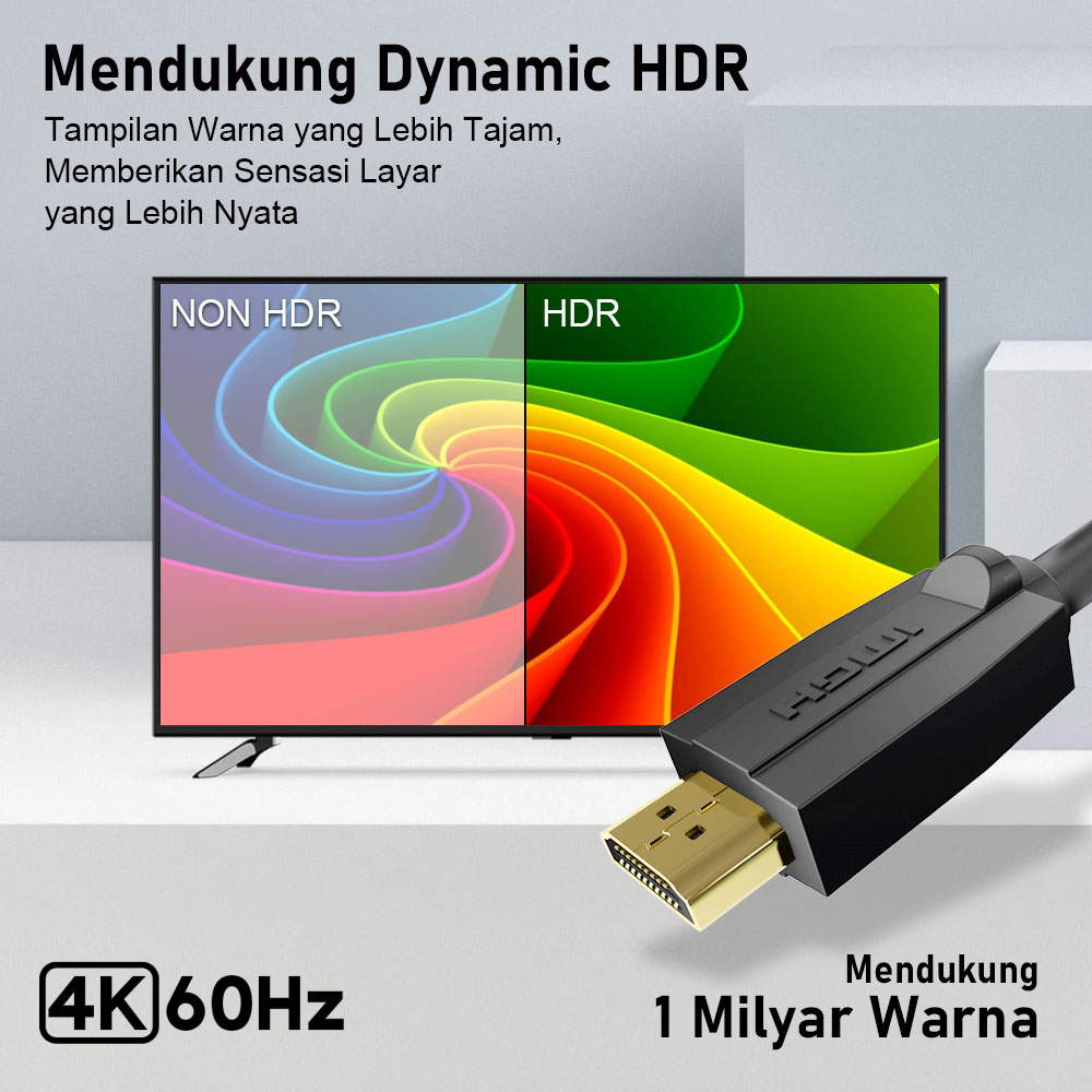 Jual Kabel HDMI 4K Ultra HD HDR ARC High Speed Quality 10 Meter PX HDMI ...