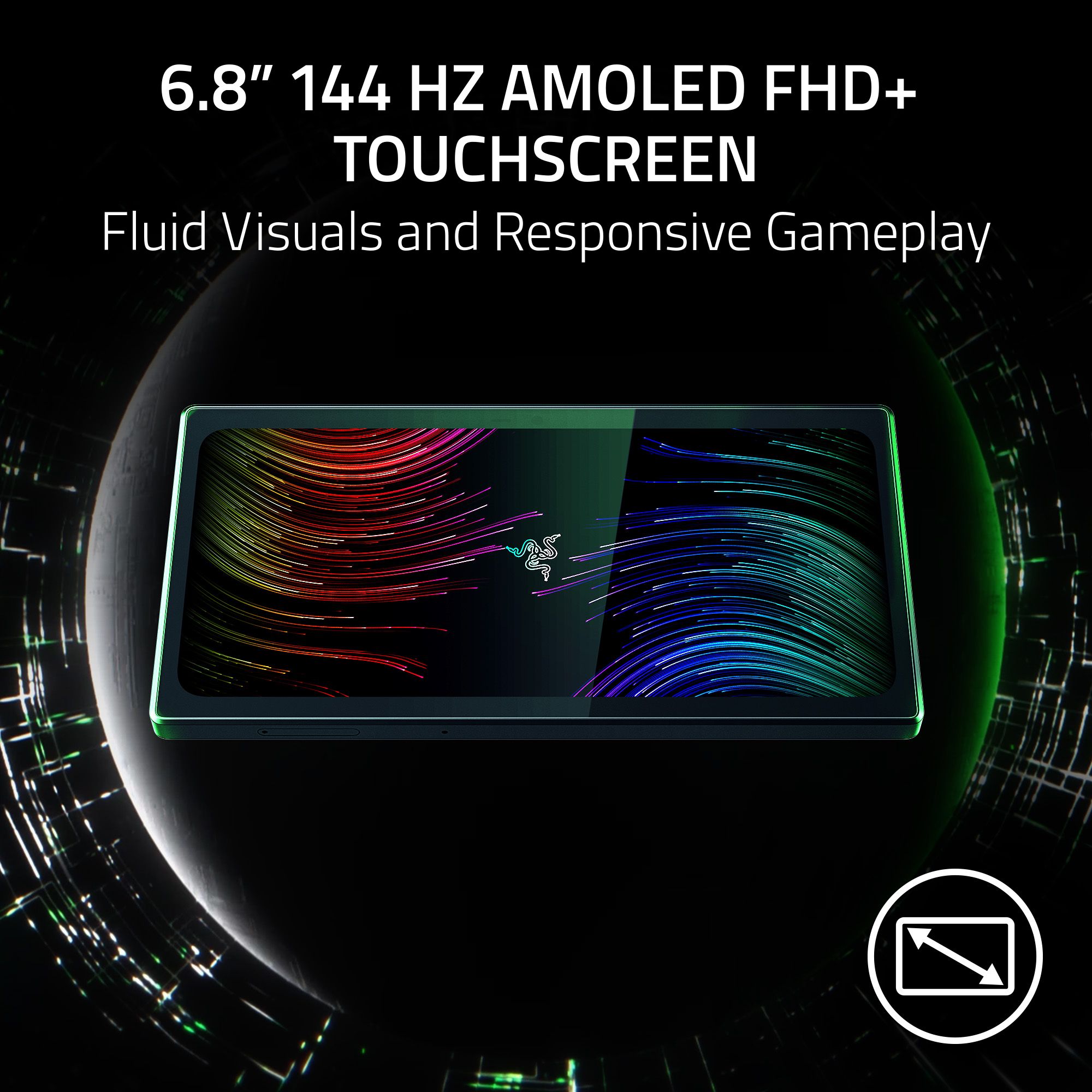 Jual Razer Edge Android Gaming Device Handheld 144 Hz 6 GB LPDDR5 ...