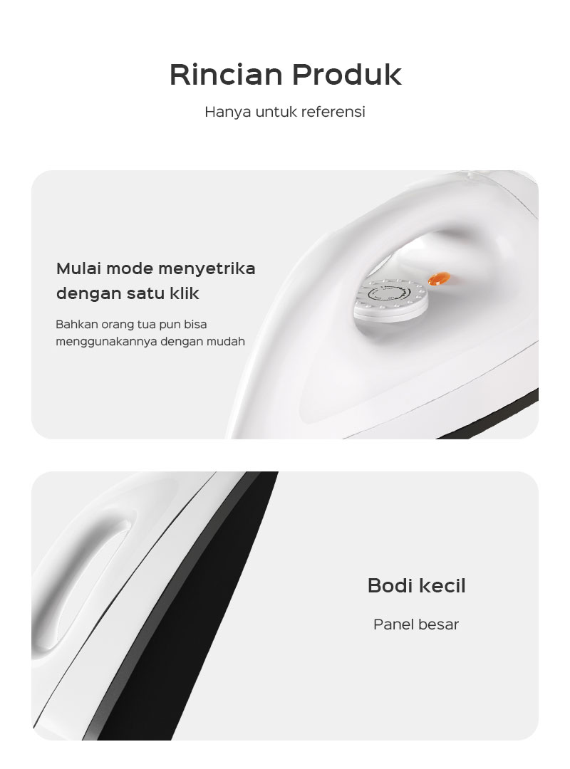 Jual HAN RIVER Setrika HRYD04WT Setrika Mini 300W Setrika Portable ...