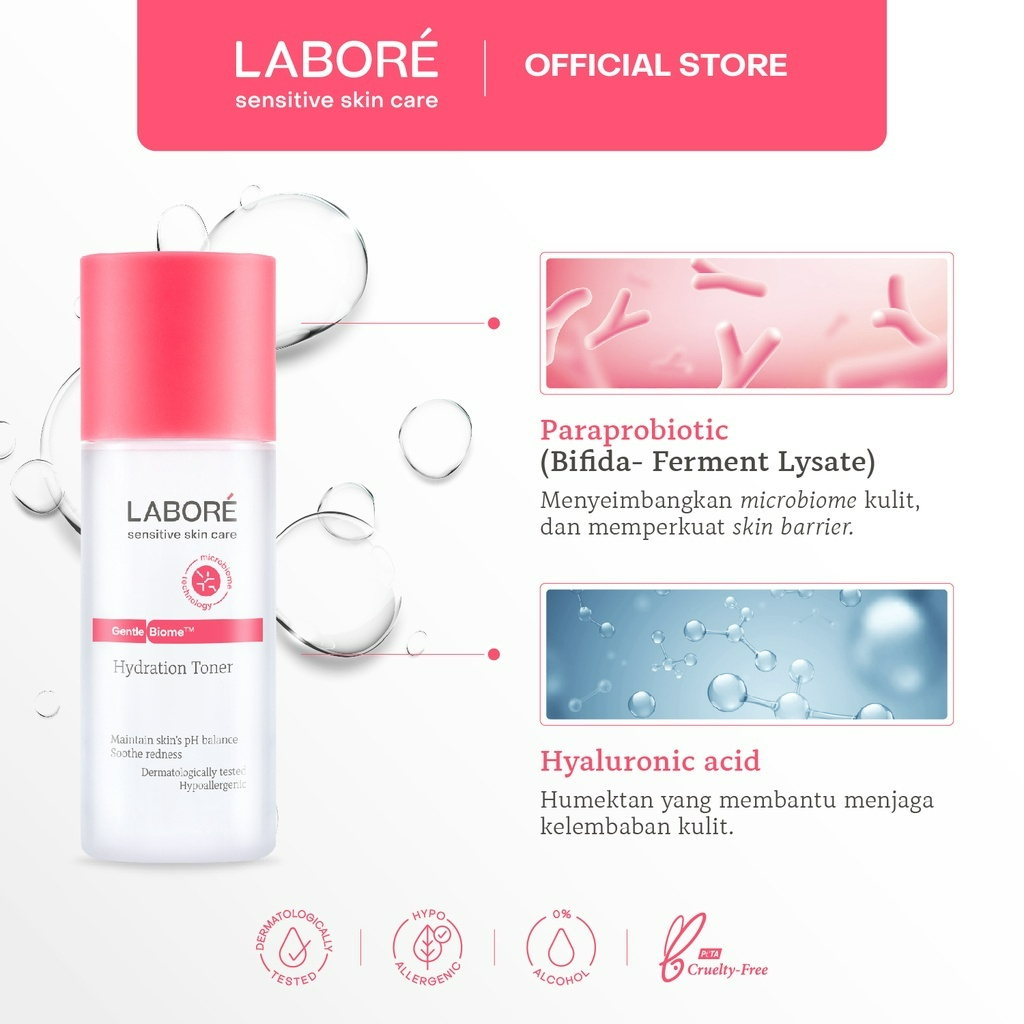 Jual Labore Sensitive Skincare Gentle Biome Hydration Toner 30ml ...