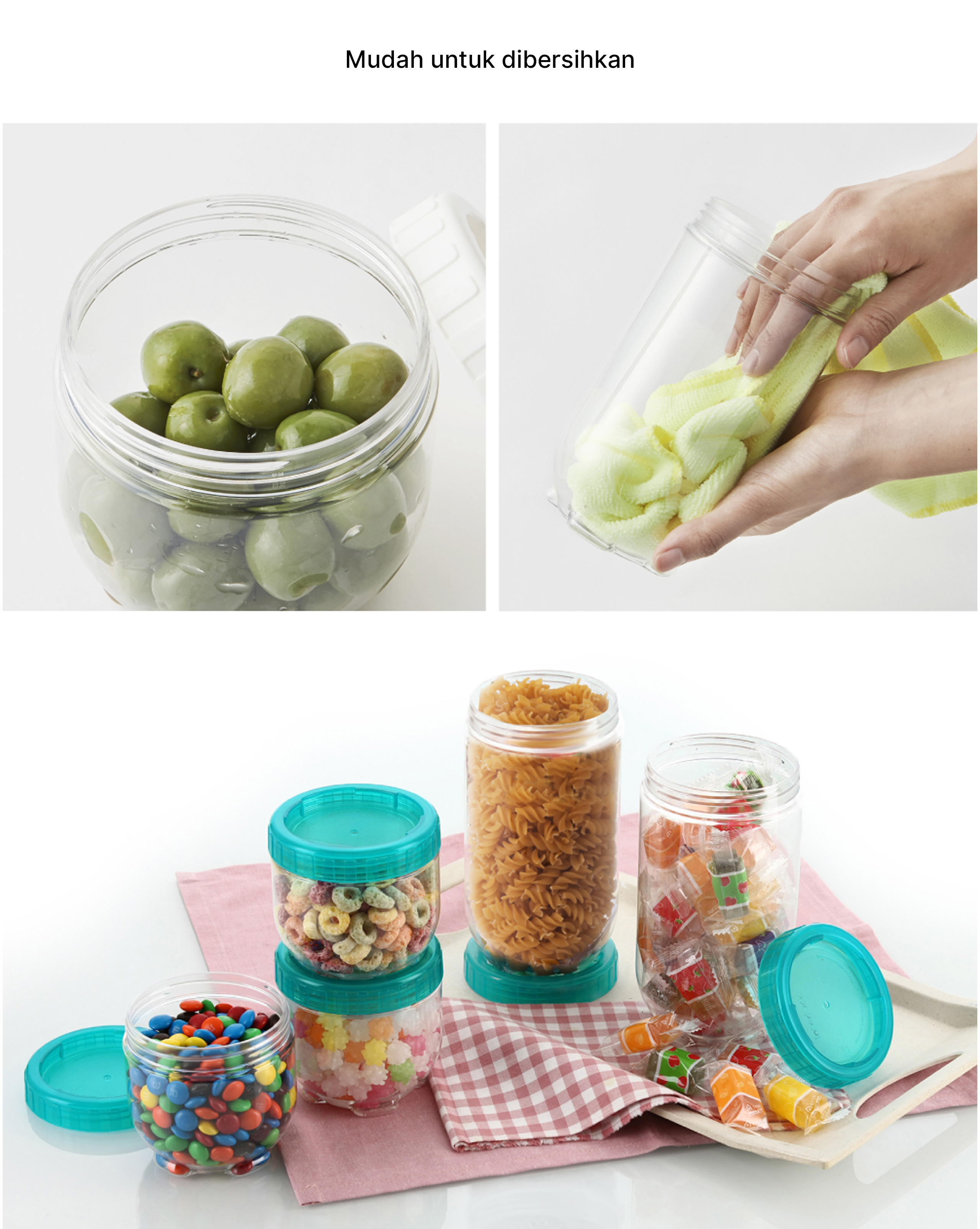 Jual LocknLock Interlock Toples Makanan 3P - INL301S1 | Shopee Indonesia