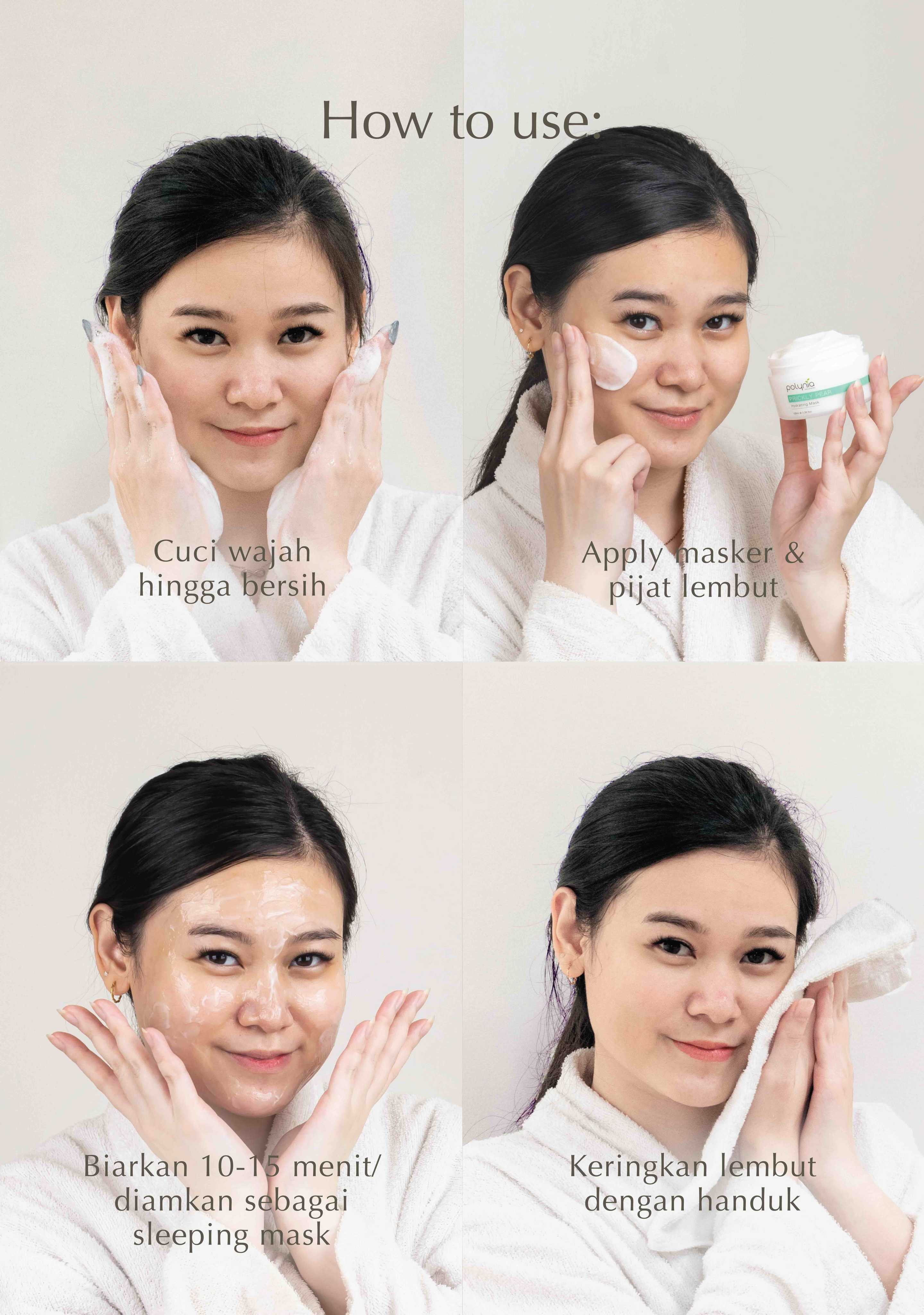Jual POLYNIA | Prickly Pear Hydrating Face Mask | Nutrisi kulit ...