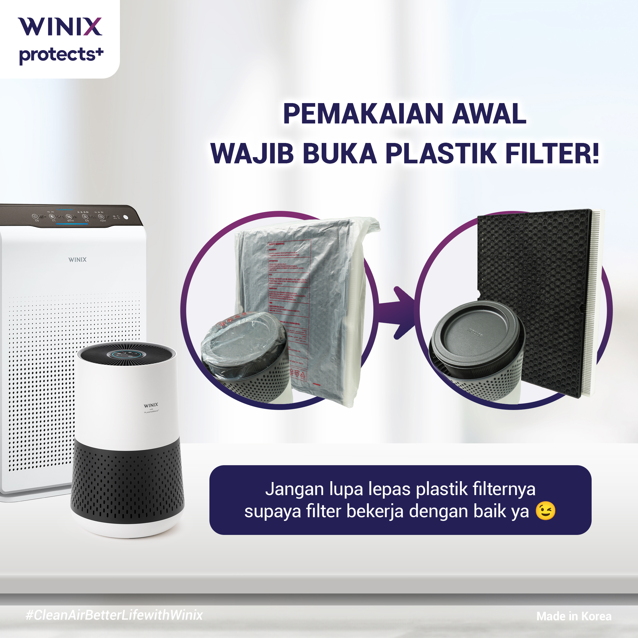 Jual Winix Zero Compact Air Purifier / Pembersih Udara | Shopee Indonesia