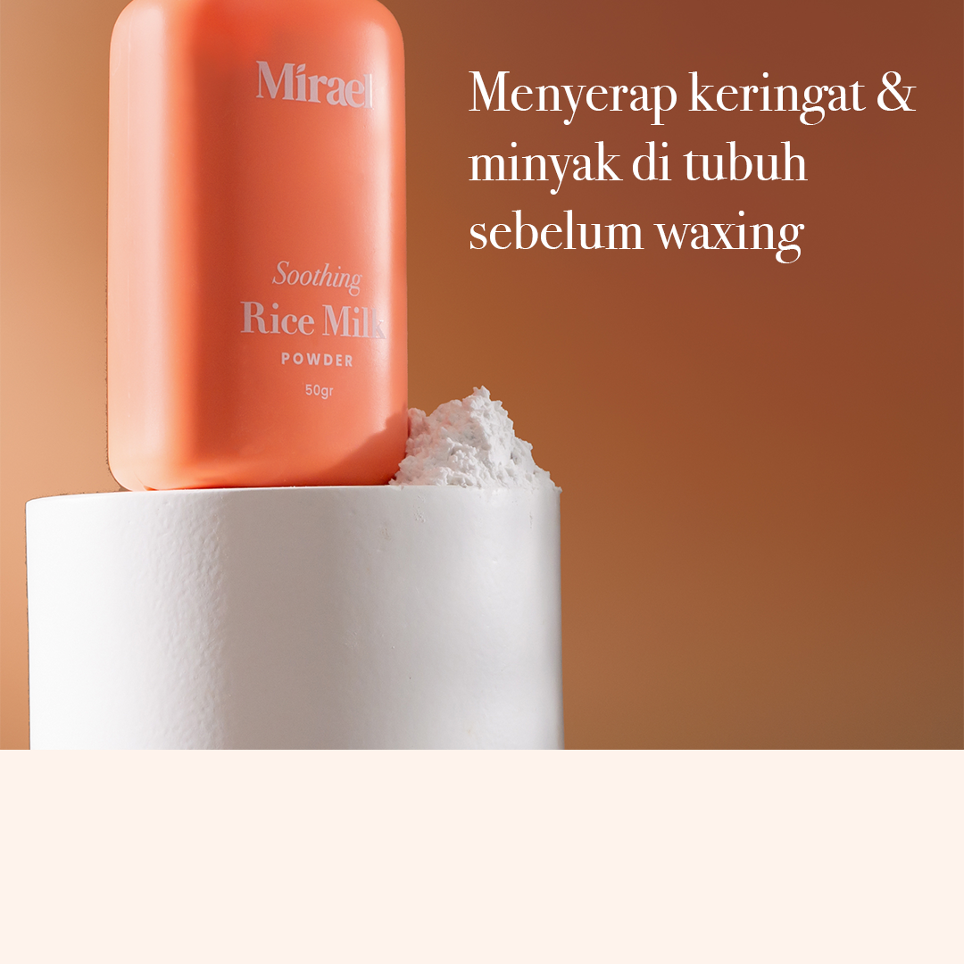 Jual MIRAEL Soothing Rice Milk Waxing Powder 50gr | Shopee Indonesia