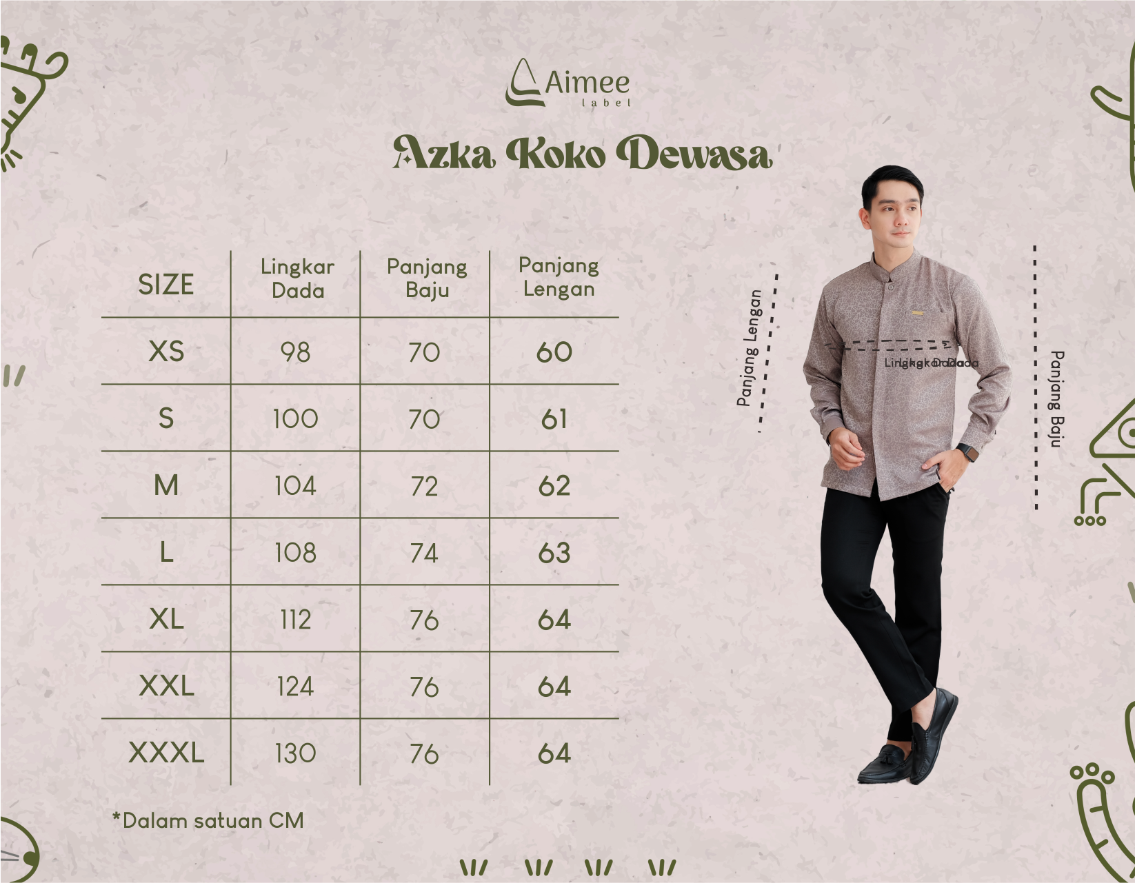 Jual [READY STOCK] Aimee Label - Sarimbit Keluarga AZKA Family (Hershey ...