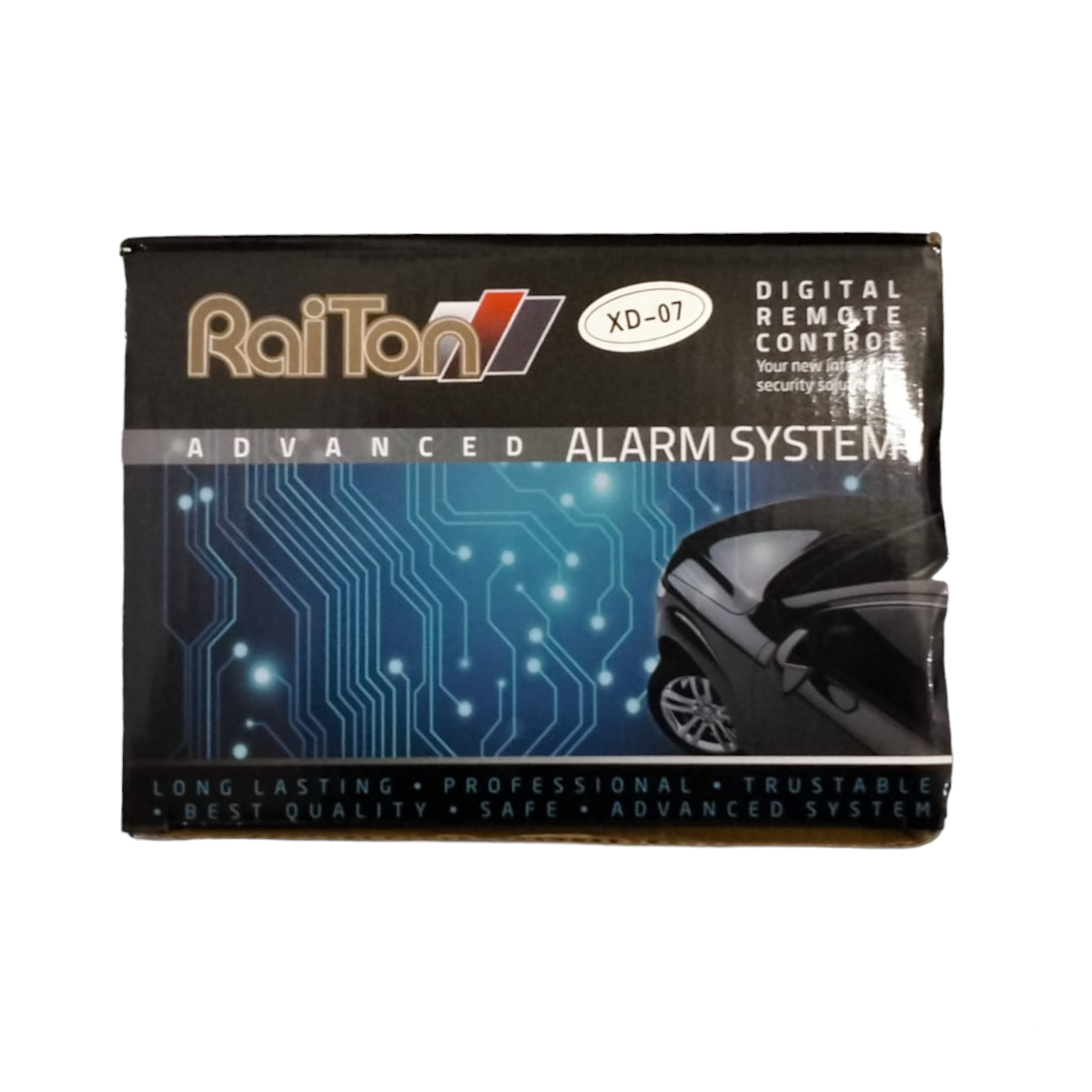 Jual Raiton Alarm Mobil 1 Set Remot Non Sliding Anti Maling XD-07 ...