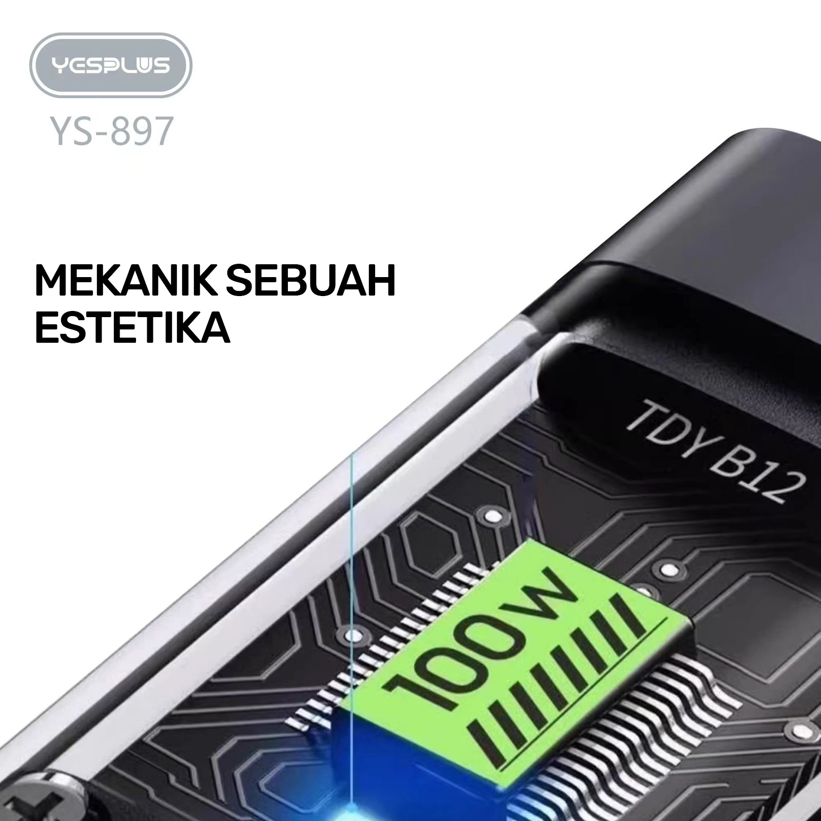 Jual Kabel Data YESPLUS YS-897 3in1 Fast Super Charging 100W USB Micro ...