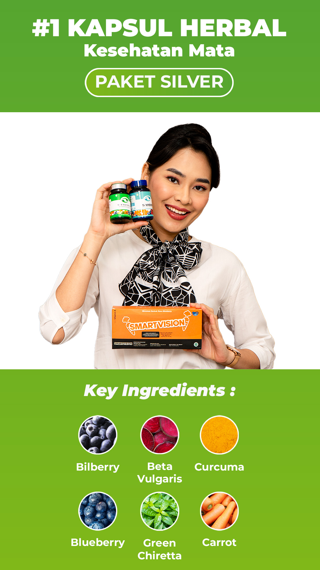 Jual Smart Vision - Vitamin Mata Untuk Atasi Mata Minus, Plus, Silinder ...