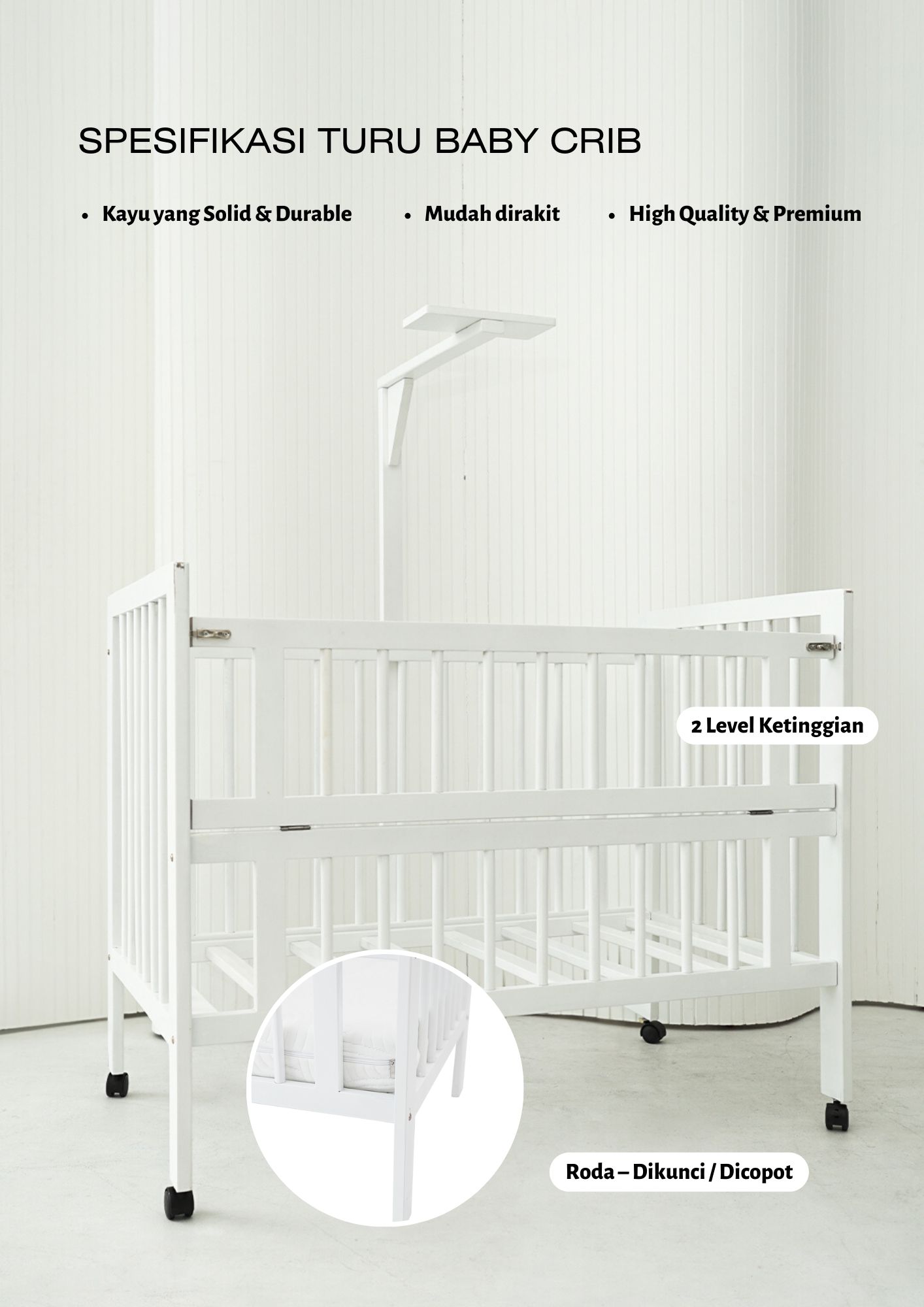 Jual baby outlet crib