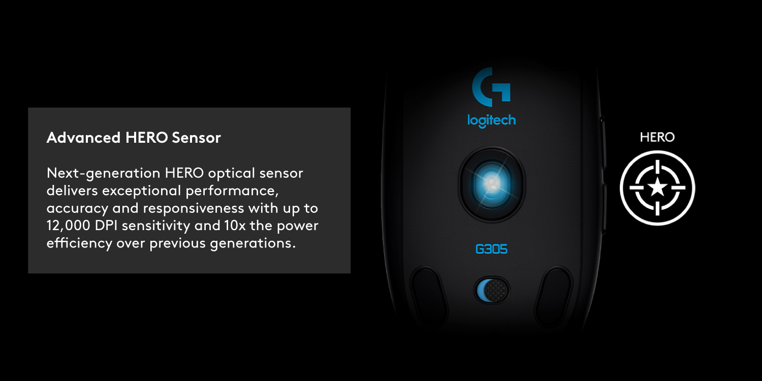 Jual Logitech G305 Lightspeed Mouse Gaming Wireless Sensor 12K DPI ...