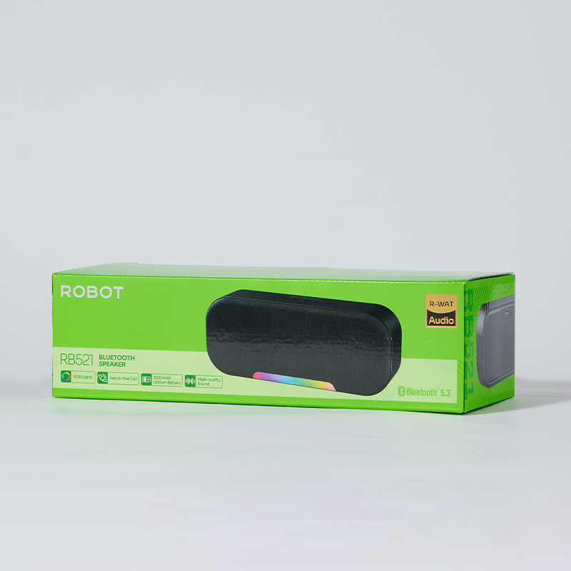 Jual ROBOT RB521 Bluetooth Speaker 10W RGB Dual Speaker 5.3 TWS Bass ...