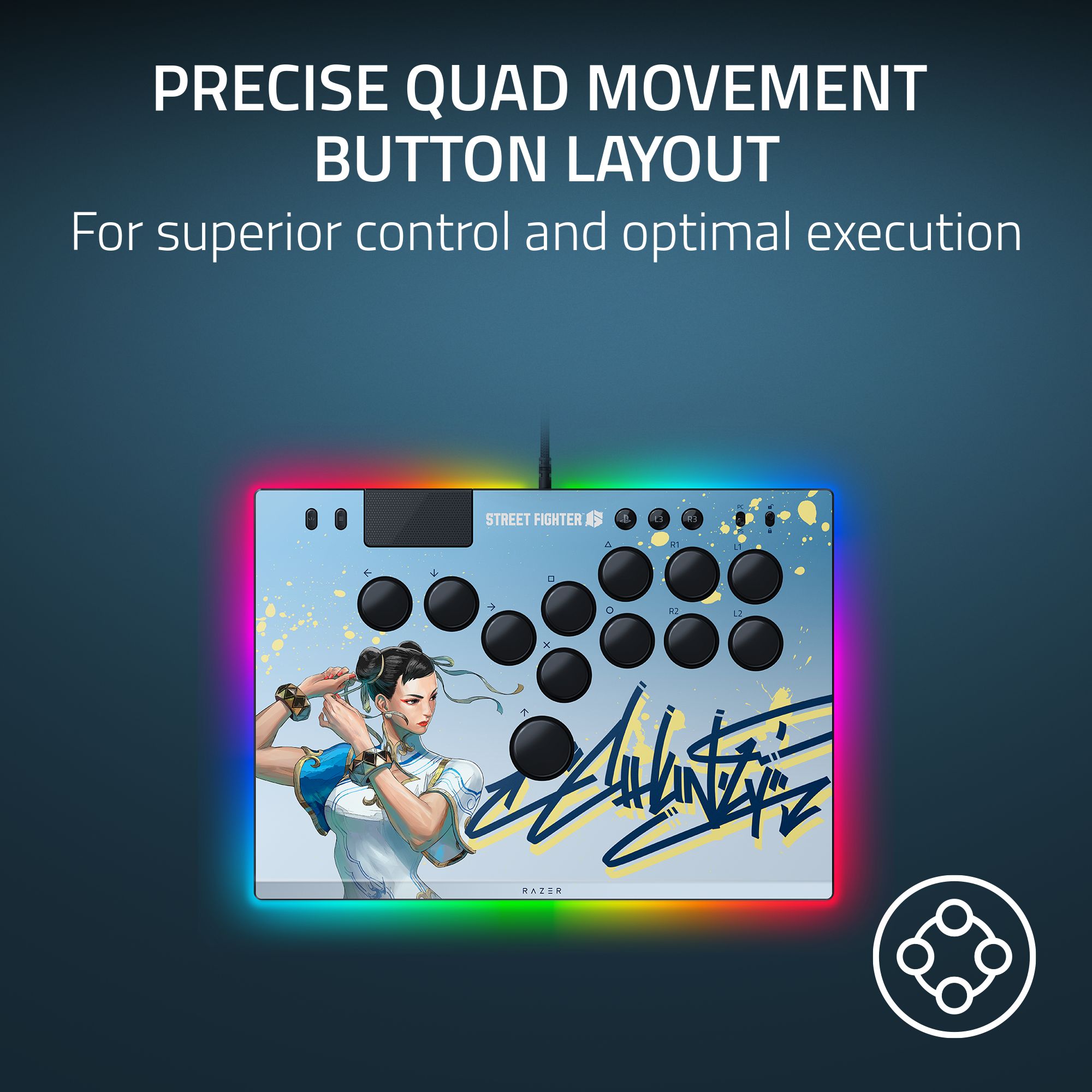 Jual Razer Kitsune - Chunli - SF6 - All-Button Optical Arcade Gaming ...