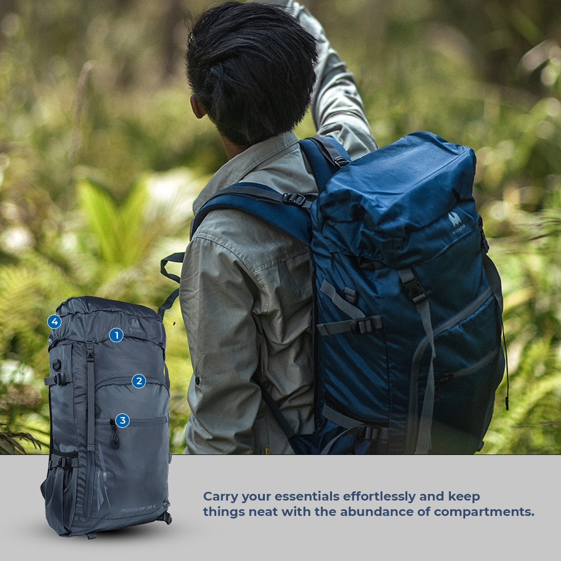 Jual Hikemore Tas Ransel Semi Carrier Modular 30 Liter | Shopee Indonesia