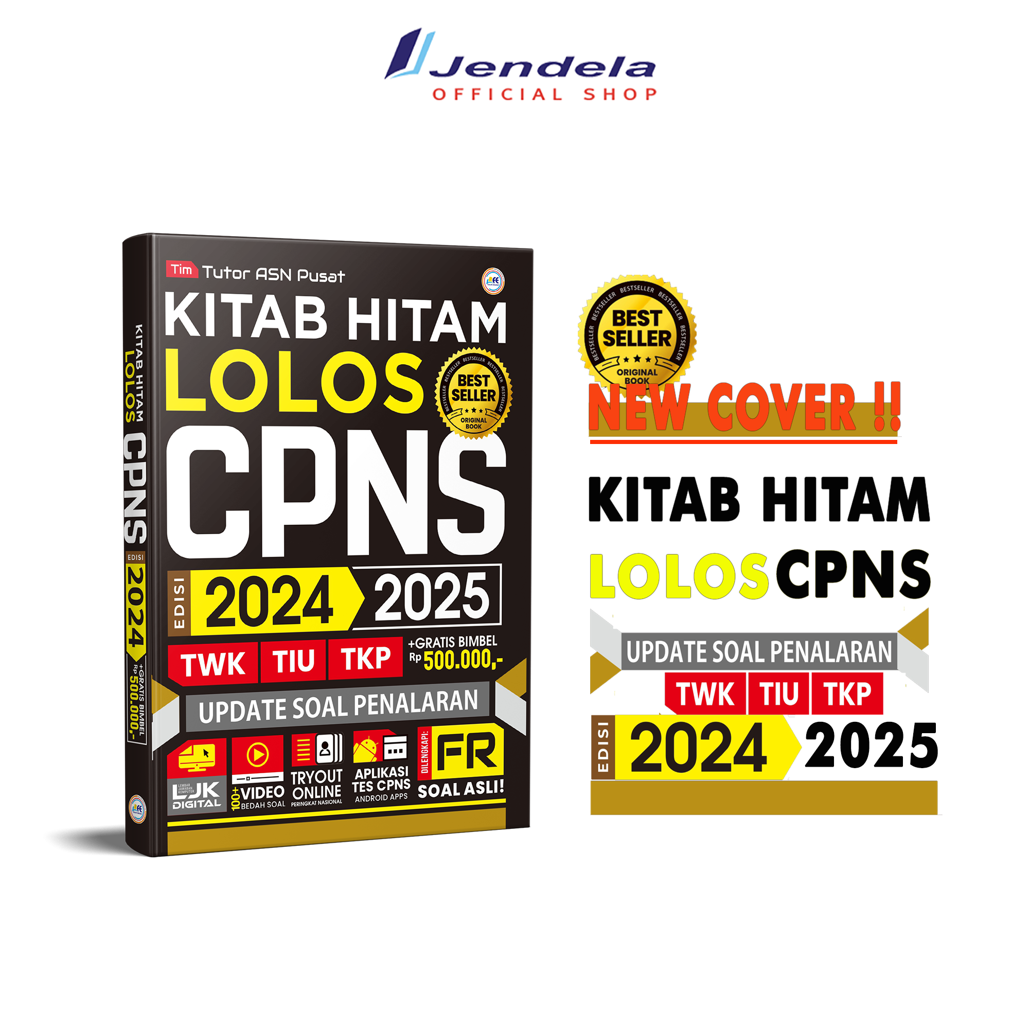 Jual Buku Kitab Hitam Lolos CPNS Update Materi Permen RB Terbaru 2024 ...