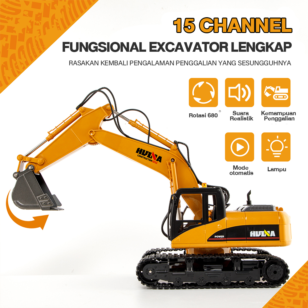 Jual Tatajoy Eskavator Remote Control Besar 15 Channel 3-in-1 ...