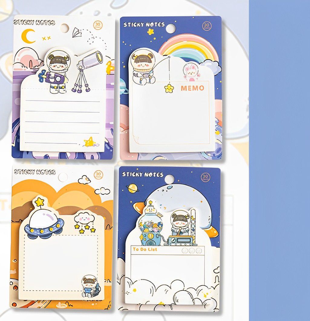 Jual Sticky Notes Motif Karakter Kartun Tempelan Kertas Catatan Memo ...