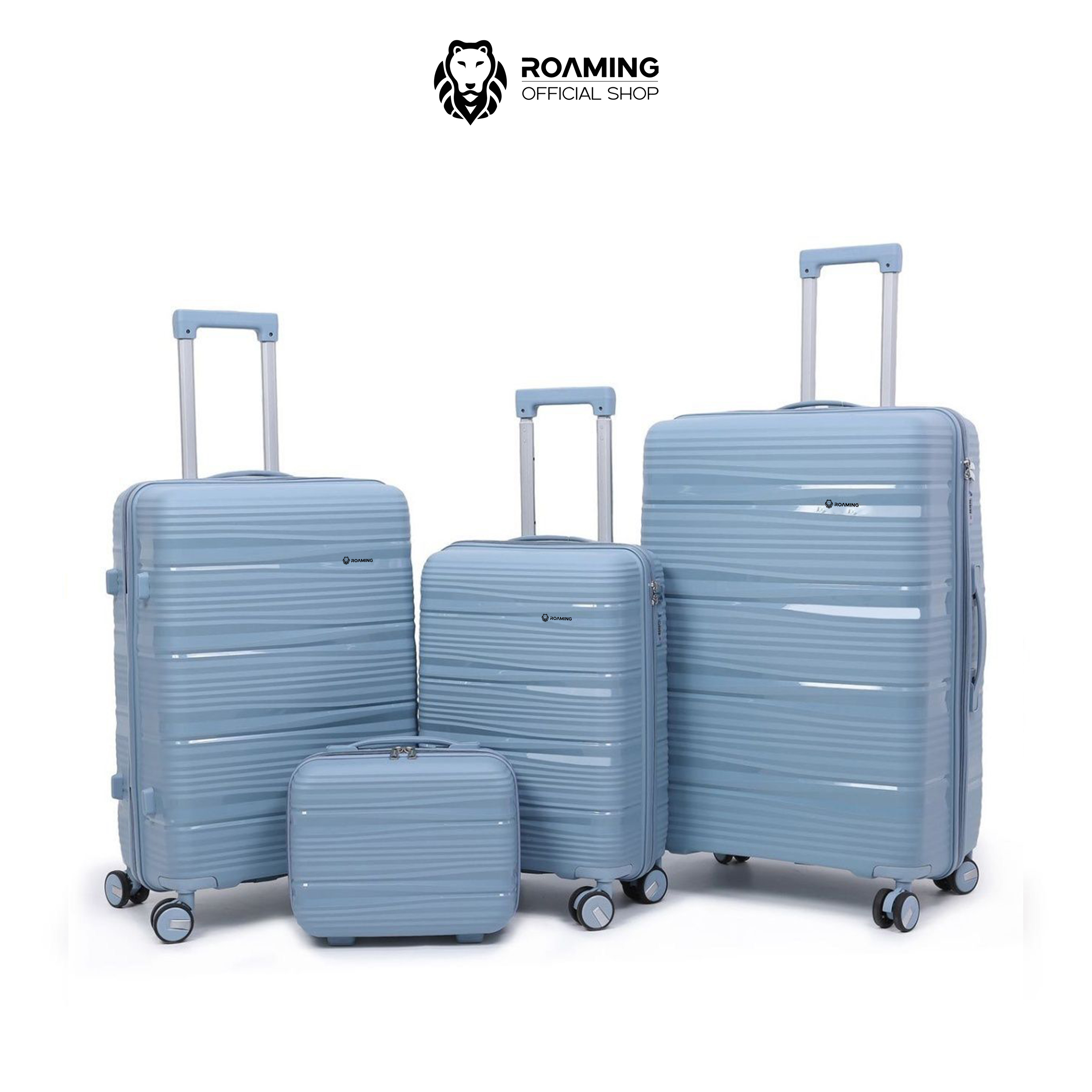 Jual Roaming Koper Size Kabin & Bagasi Double Zipper Expendable 20-28 ...