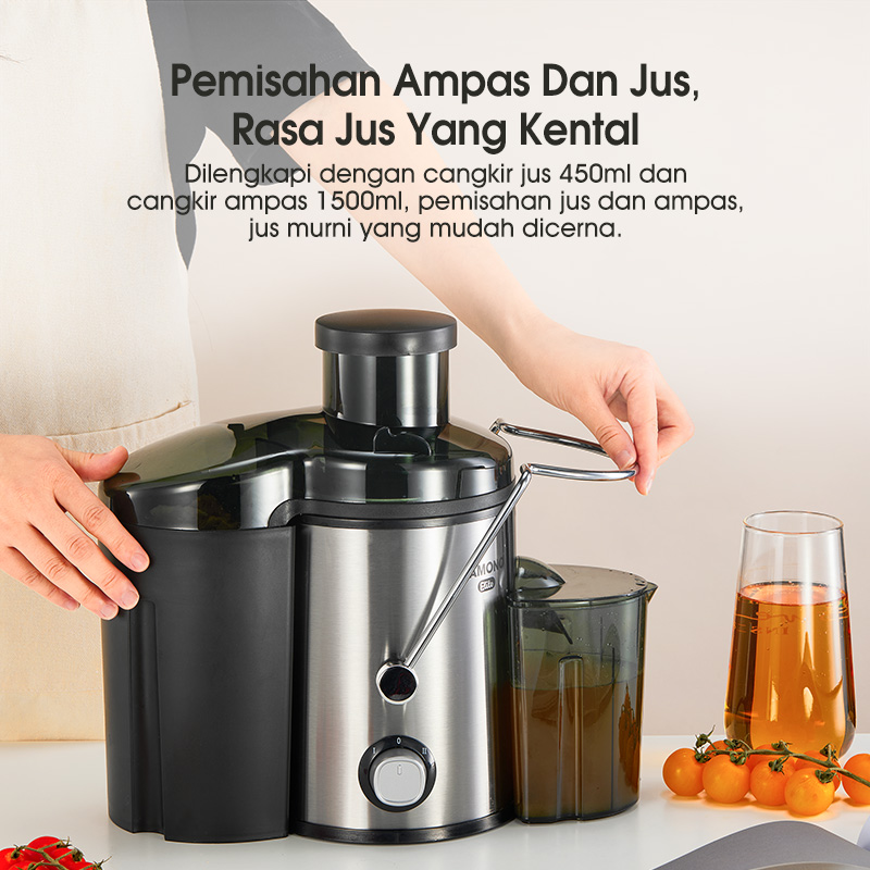 Jual SAMONO Slow Juicer 400W Pembuat Jus Buah Sayur Body Stainless ...