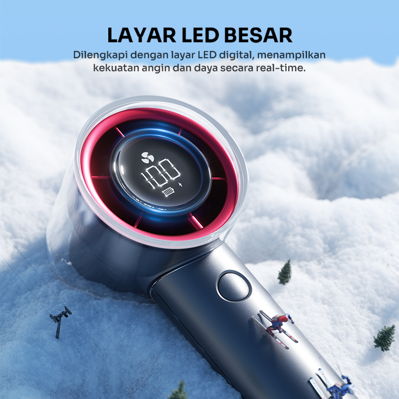 Jual ROBOT Mini Fan Kipas Angin Mini Portable Genggam Powerful Handheld ...