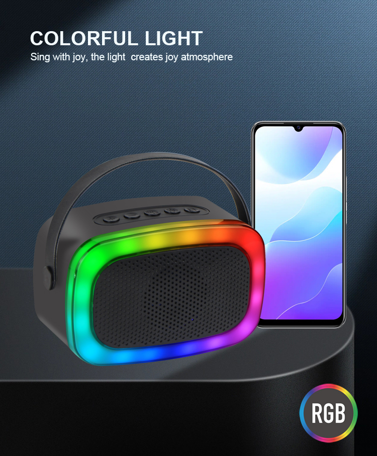 Jual KISONLI Speaker Bluetooth Karaoke G21 Stereo With Microphone RGB ...