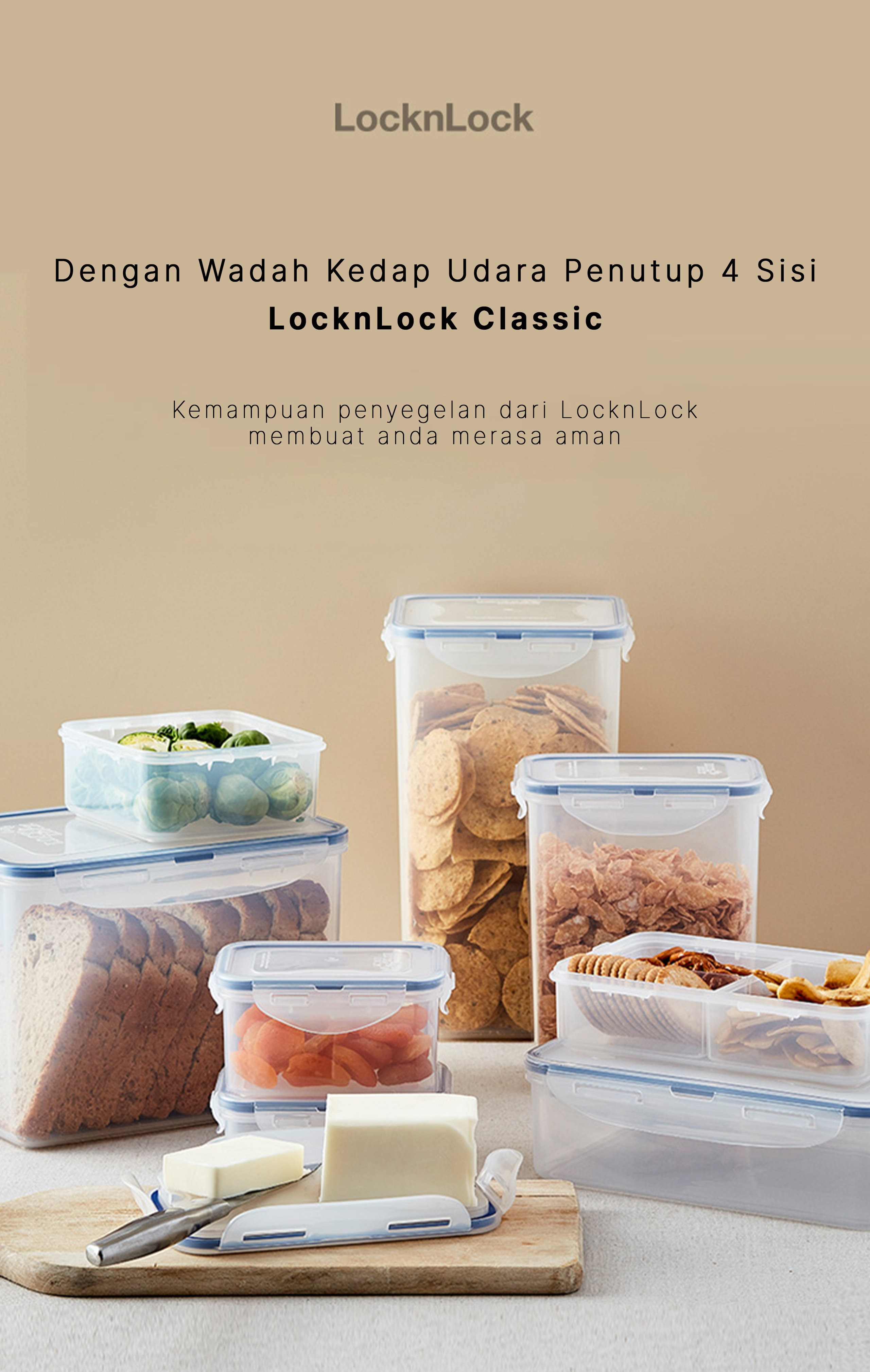 Jual LOCK & LOCK HPL815L Rectangular Short Tempat Penyimpanan Makanan [550  mL] di Seller LocknLock Official Store - Cijantra, Kab. Tangerang