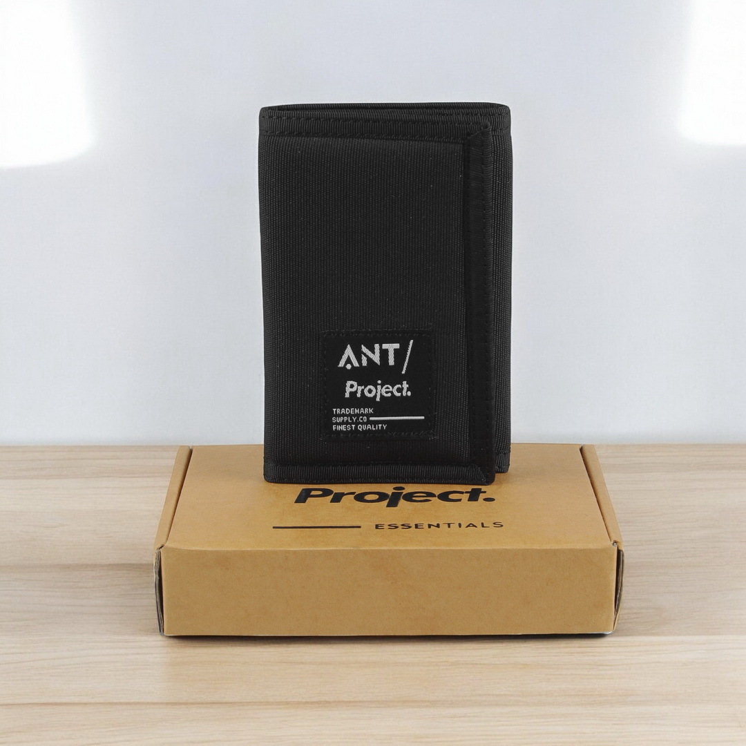 Jual ANT Project - Dompet Lipat Pria MACRO Hitam Dompet Kartu Uang ATM ...