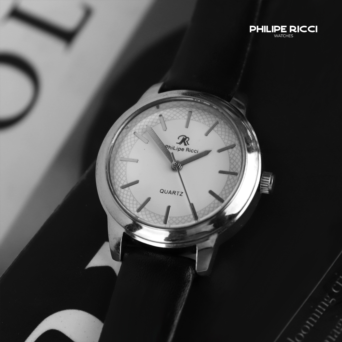 Jual PhiLipe Ricci Jam Tangan Wanita Kecil Analog Original Tali Kulit ...