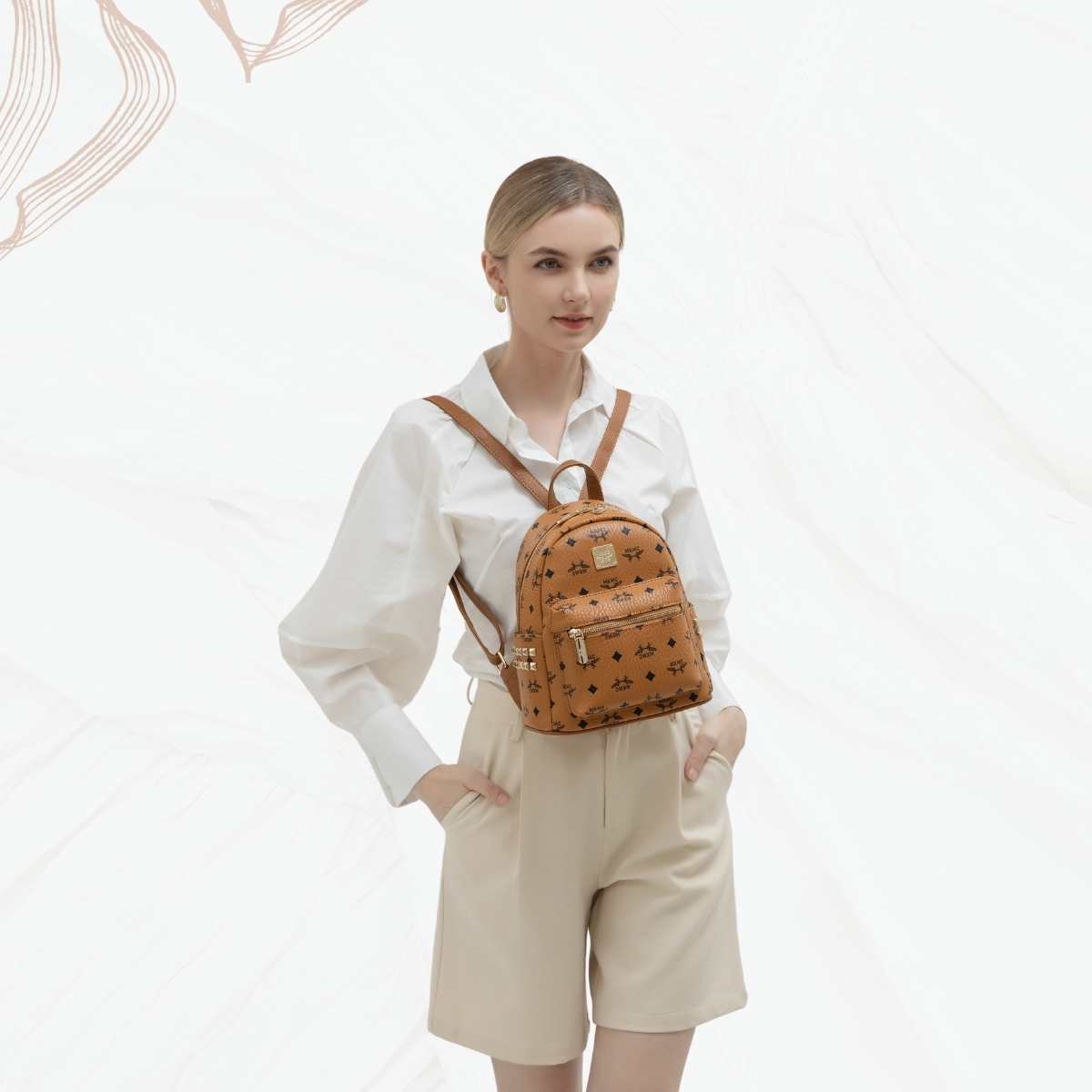 Jual MKMC Tas Ransel Wanita Import Backpack Mini Cewek Stylish Korea ...