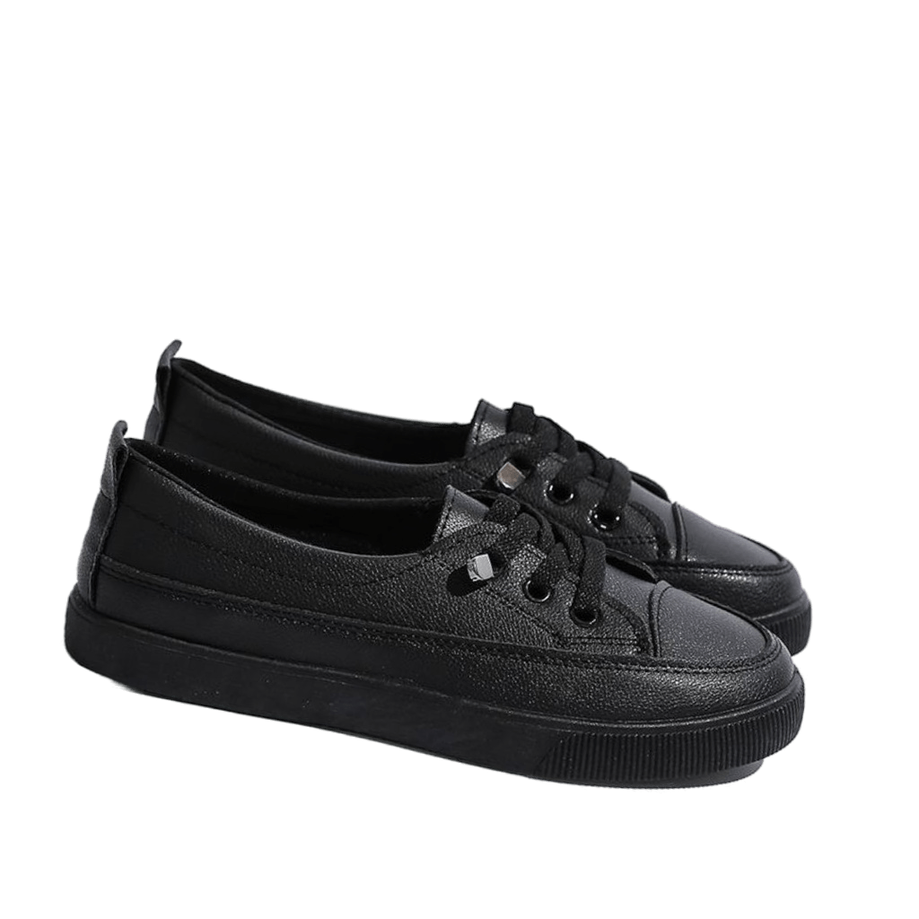 Jual SETU Style Riin Sepatu Slip On Kekinian Model Flatshoes Hitam