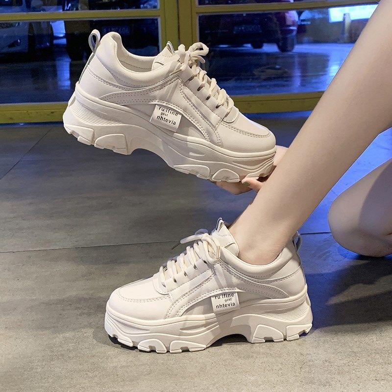 Jual SETU Style Ciel Sepatu Sneakers Wanita Olahraga Putih Tinggi ...