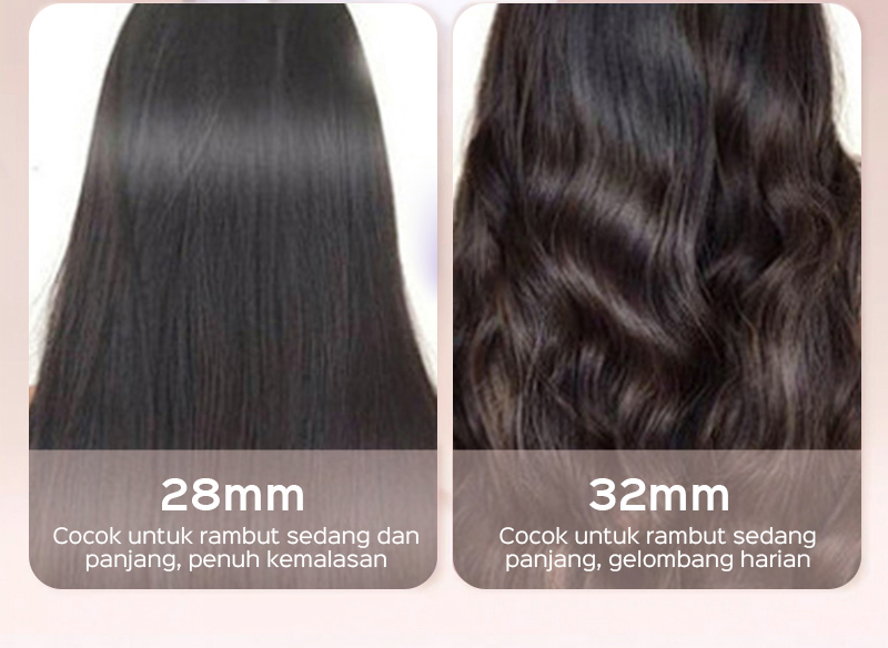 Jual HAN RIVER Catokan Rambut Curly 2in1 Pemanasan 20 Detik Catokan ...