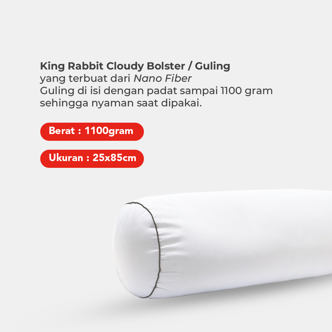 Jual King Rabbit Cloudy Bolster /Guling 25x85cm | Shopee Indonesia