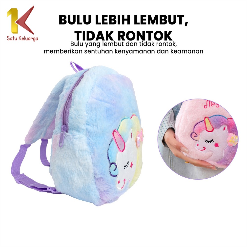 Jual Satu Keluarga Tas Ransel Anak Karakter Kuda Pony Rainbow T54 ...