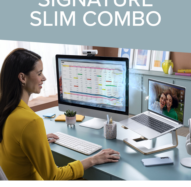 Jual Logitech MK950 Combo Keyboard dan Mouse Wireless Signature