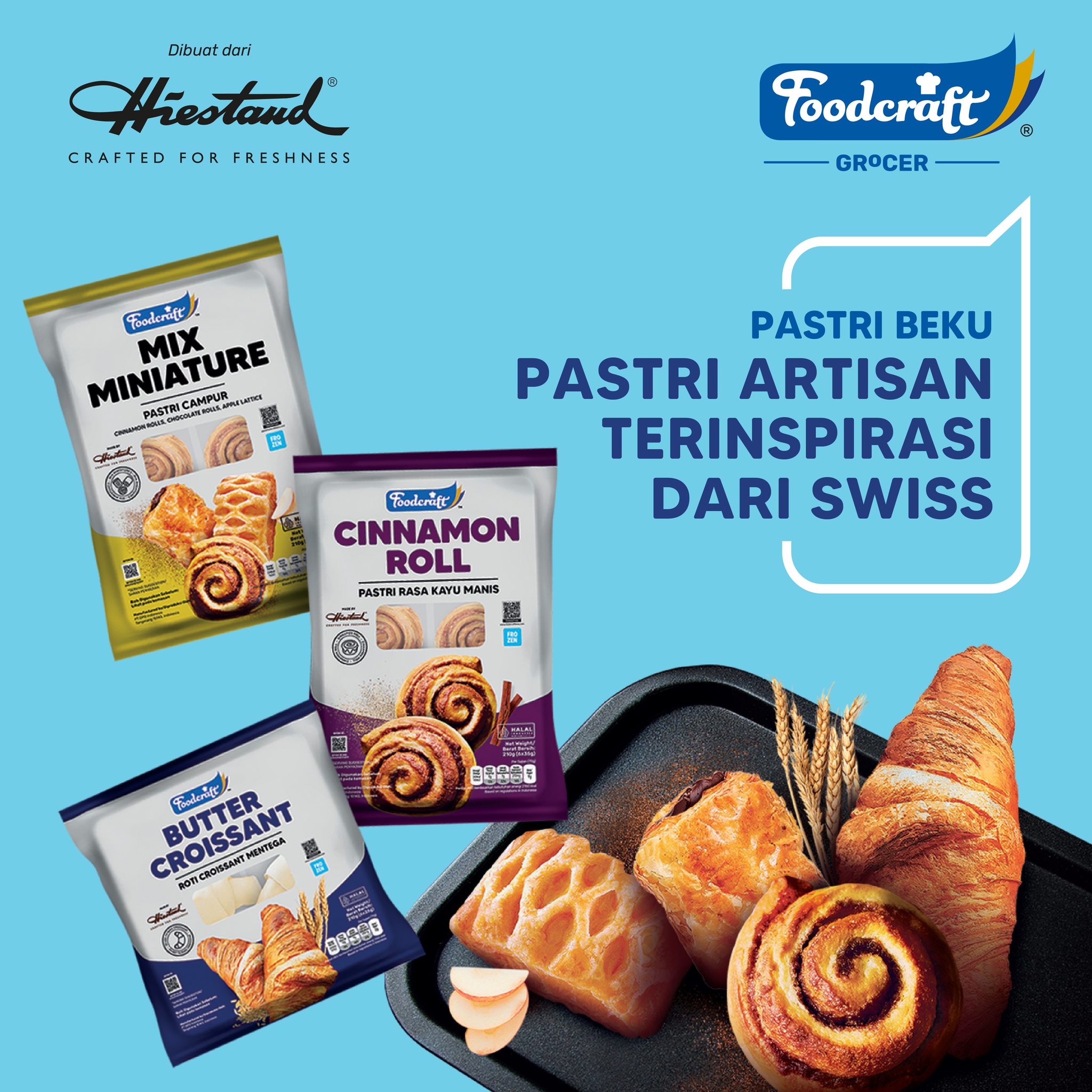 Jual Disc Up to 70% (EXP 16JAN2026) Foodcraft Pastry Instant Mix Local ...